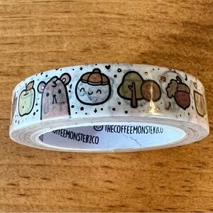 TCMC TheCoffeeMonsterzCo Autumn doodles washi tape